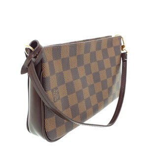 Louis Vuitton Accessory Pouch Brown Ebene Damier Navona